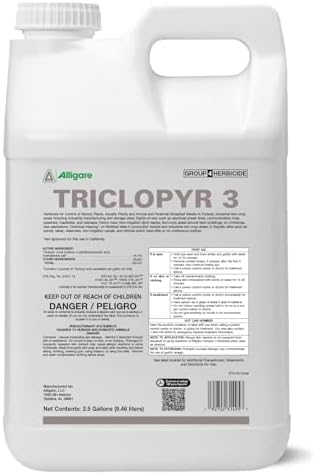 ALLIGARE -Triclopyr 3 Herbicide - Selective Weed Killer for Woody Plants, Grass, & Brush - Ideal for Forests, Non-Crop Areas