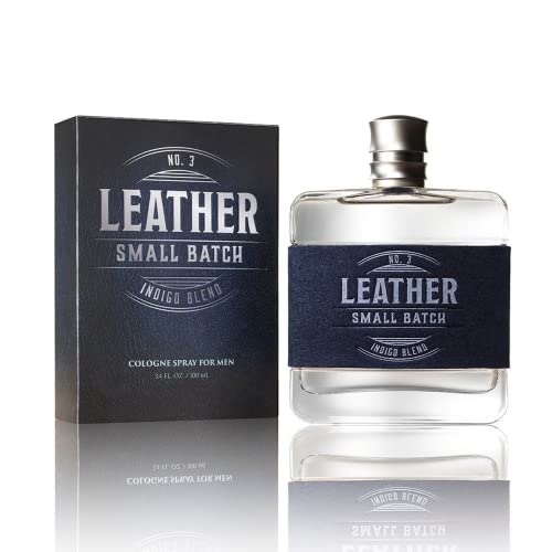 Tru Western Leather #2 Small Batch Men's Cologne, 3.4 fl oz (100 ml) - Confident, Sexy, Modern