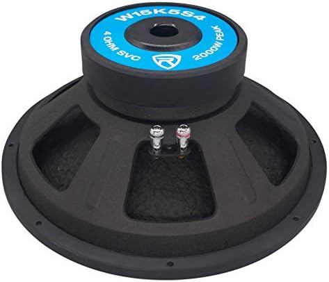 Rockville W15K5S2 K5 15" SVC 2-Ohm Car Audio Subwoofer, 500W CEA-Rated RMS