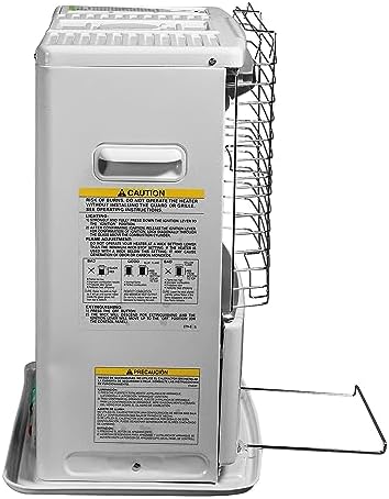 Sengoku HeatMate Indoor & Outdoor Portable Kerosene Oil Heater, 10, 000 BTU, White - Cordless Space Heating Machine for Home, Office, Garage, Basement