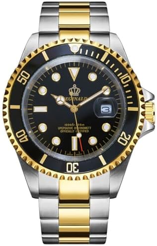 Reginald Men's Diver-Inspired Quartz Watch Sapphire Crystal 40mm