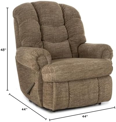 Stallion Big Man (Extra Large) King of Comfort Wallsaver Recliner. Weight Capacity 500 lbs. Extended Length 79" Seat Width 25".