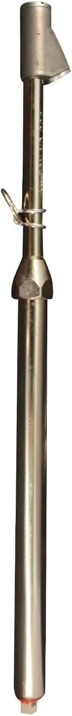 Milton S-986 Straight Foot Dual Head Tire Pressure Gauge with Dual Head Chuck, 10-160 PSI Heavy Duty Air Pressure Gauge for Semi Truck