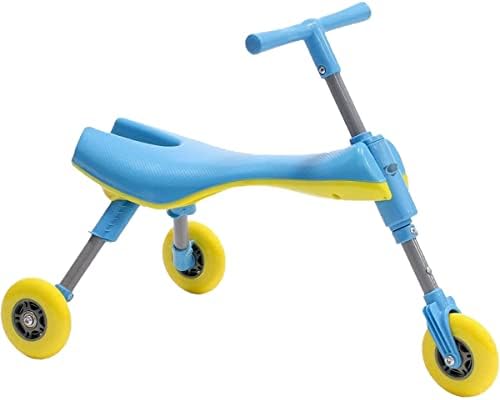 MEKBOK Fly Bike Foldable Indoor/Outdoor Toddlers Glide Tricycle - Blue