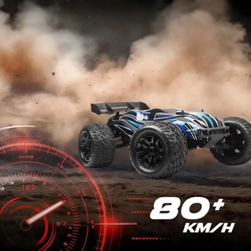 JLBRACINGRC 1/10 80+ KPH Brushless Fast RC Cars for Adults with 3S Battery | 120A ESC, 3670-2500KV Brushless Motor, 4WD Off-Road Monster Truck
