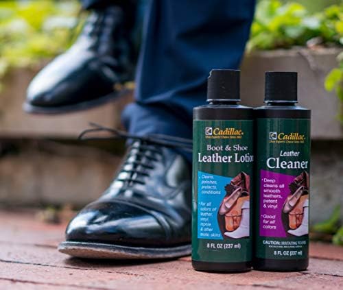 Cadillac Leather Cleaner, Shoes, Boots, Handbags, Auto | Removes dirt, grime and salt from finished leathers. For furniture and upholstery.