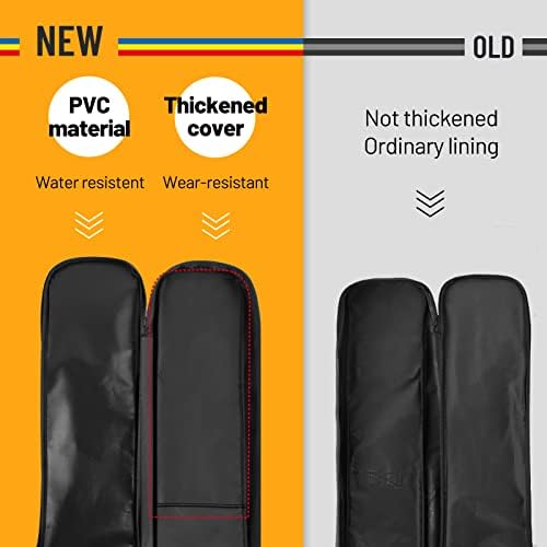 CAHAYA Electric Guitar Bag Gig Bag 6mm Padding Padded Backpack with Reflective Bands Soft Guitar Case Black CY0225