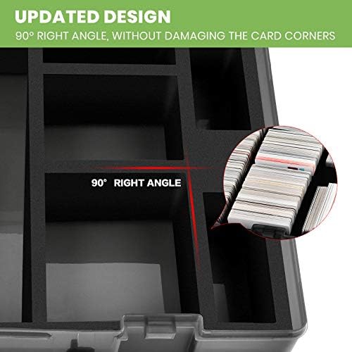 ALKOO 2200+ Trading Card Storage Box for MTG/for CAH, for Sports/Game Cards