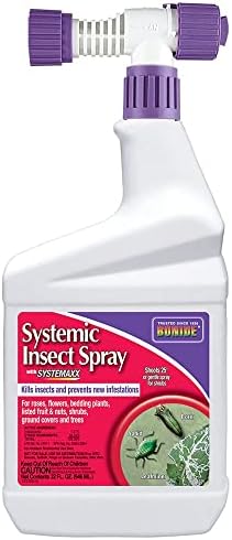 Bonide Systemic Insect Spray with Systemaxx, 32 oz | Ready-to-Spray Insecticide Kills Insects and Prevents New Infestations