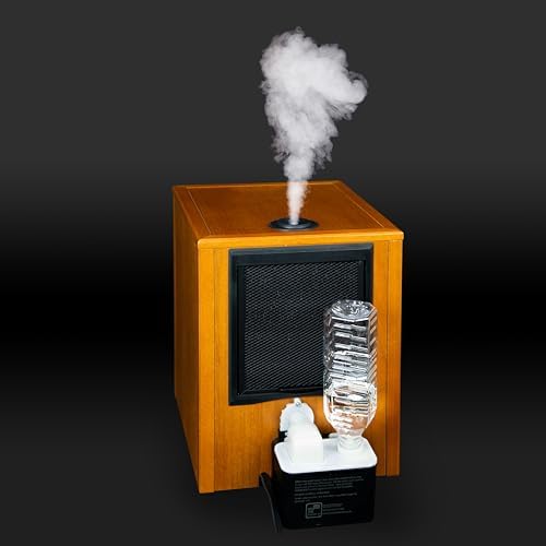 Dr. Infrared Heater DR-968H Indoor Portable Space Heater with Humidifier, 1500-Watt, Cherry