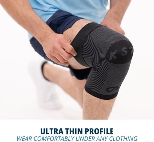 KS7 Performance Knee Brace with Compression Zone Technology–Stabilizing Knee Sleeve for Pain Relief, Patella Support, Running, Arthritis, Men & Women