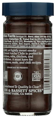Morton & Bassett Cayenne Pepper, 1.8 oz – Non-GMO, Salt-Free, Bold and Spicy for Heat, Sauces & Mexican Cuisine