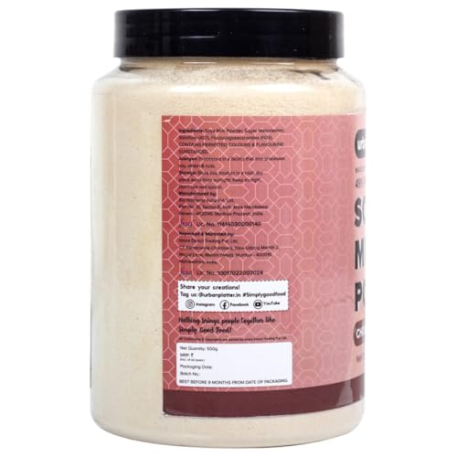 Urban Platter Soya Milk Powder | 35.27 Oz (1kg) | 49% Plant Protein | Unflavored Soy Milk for Coffee, Tea, Smoothies, Baking & Cooking | Non-GMO, Dairy-Free, Vegan