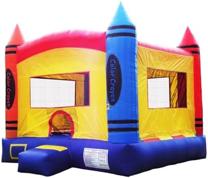 JumpOrange 14x14ft Safari Commercial Grade 15oz PVC Bounce House