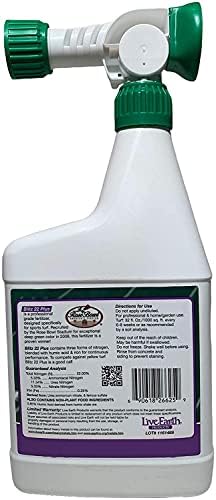 Live Earth Products Blitz 22 Plus Premium Turf Fertilizer, 22-0-0 with Humic Acid, 32 Fl. Oz.