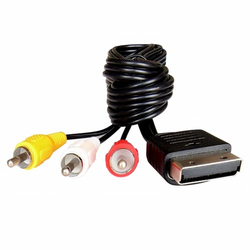 6FT Composite AV Cable Compatible with Sega Dreamcast DC128 | Yellow plug for video