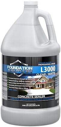 Foundation Armor 1-Gal. L3000 Ready to Use Water-Based Lithium Silicate Densifier, Hardener, and Sealer for Concrete & Masonry