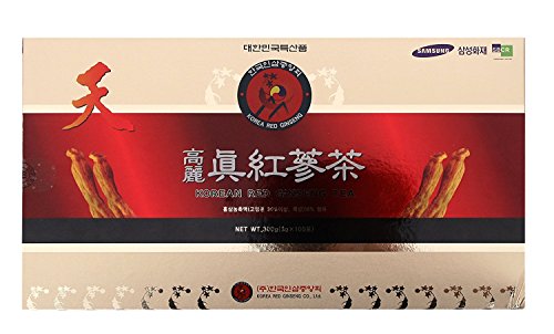 [TG153] Korean Red Ginseng Instant Tea – 6-Year-Old Red Ginseng Granules, 3 g × 100 Sticks, Instant Hot/Cold Drink