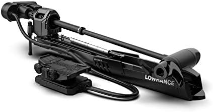 Lowrance Ghost - Freshwater Trolling Motor, Ultra Quiet, Bow Mount, 97/120 lbs Thrust with Configurable Foot Pedal