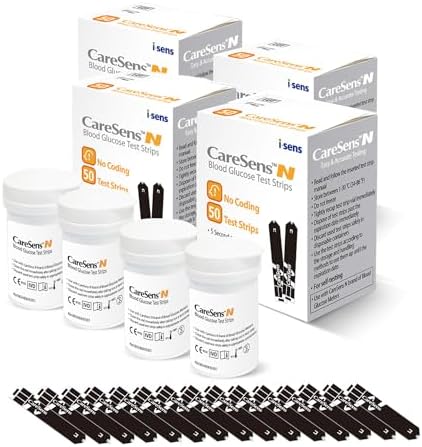 CareSens N Blood Glucose Test Strips (50 ct) - Only for CareSens N Family Meter Kits…