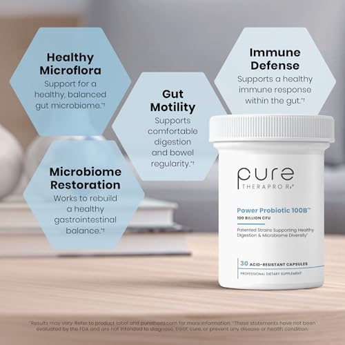 Power Probiotic 100B, 100 Billion CFU, 30 Acid-Resistant Capsules
