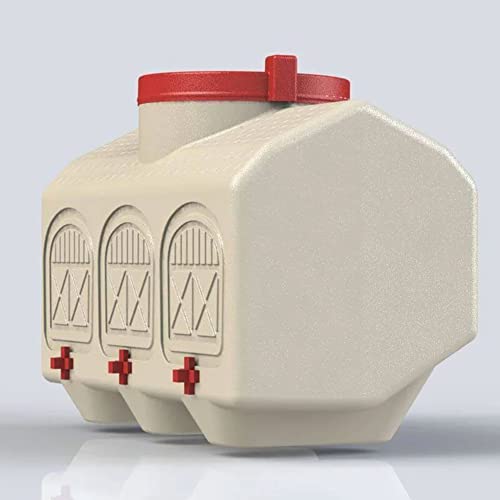 OverEZ Automatic Chicken Waterer with No Spill System, Outside and Inside Poultry Drinker