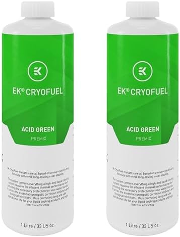 EKWB EK-CryoFuel Premix PC Coolant, 1000mL, Space Black, 2-Pack