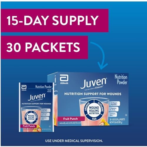 Medline Juven Powder Nutritional Supplement (Fruit Punch, Packaging : 30EachCarton)