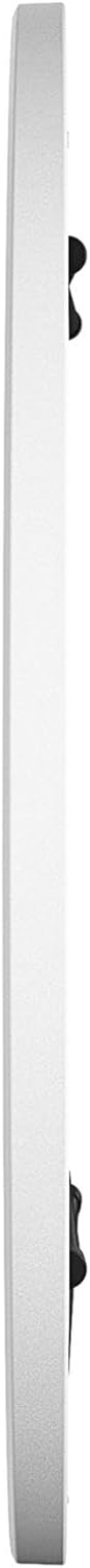 Cosco 6ft Fold-in-Half Blow Molded Folding Table, Indoor/Outdoor, Comfort Handle, Lightweight Plastic Construction - White