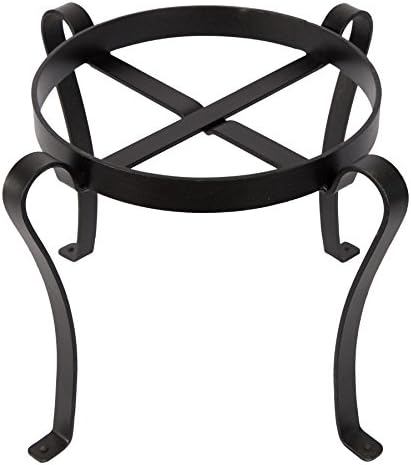 Achla Designs Patio Flower Pot Plant Stand, 18-in H Black