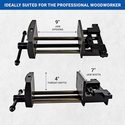 Yost Vises 10WW-CA 10" Heavy-Duty Ductile Iron Woodworkers Vise