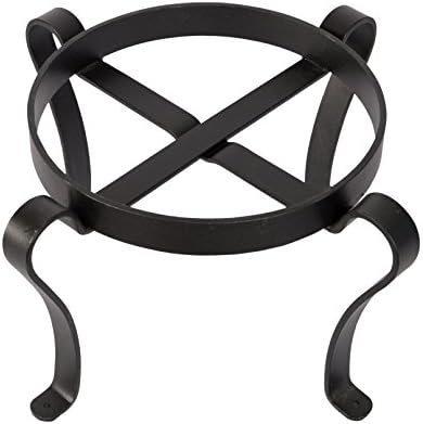 Achla Designs Patio Flower Pot Plant Stand, 18-in H Black