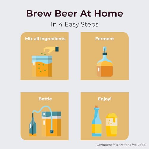ABC Crafted Series Beer Making Kit | Brown Ale | Yields 40 Pints | Can