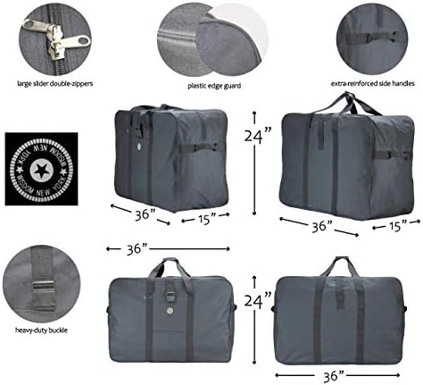 Large Cargo Duffle Bag w/Zippers and Handles
