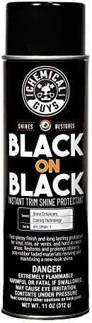 Chemical Guys, Black on Black Instant Exterior Trim Shine Dressing, 11 oz | For cars, trucks, and SUVs, sprayable quick dressing