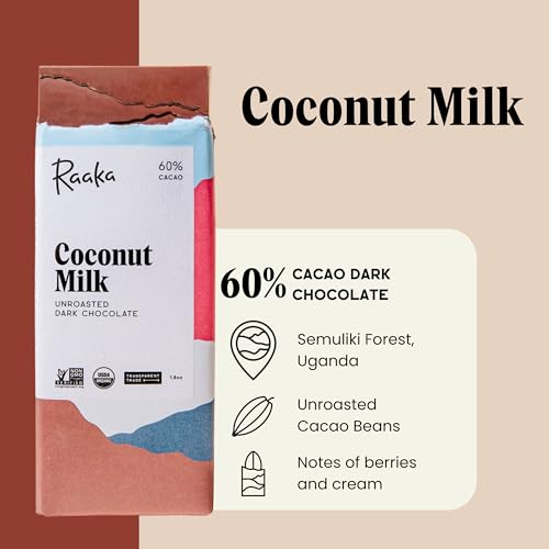 Raaka Chocolate Best Sellers Trio | Gourmet Dark Chocolate Gift | Organic, Vegan, Fair Trade, Soy Free, Non-GMO, Gluten Free, Kosher | 1.8oz Bars