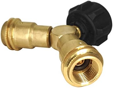 DOZYANT Propane Splitter, 2 Way LP Gas Adapter Tee Connector for 20lb Propane Tank Cylinder, Work with BBQ Grills, Camping Stoves, Gas Burners, Heater | Propane Tank Splitter 2 Way Y Tee links two regulators to a 20 lb tank for BBQ grills camping stoves…
