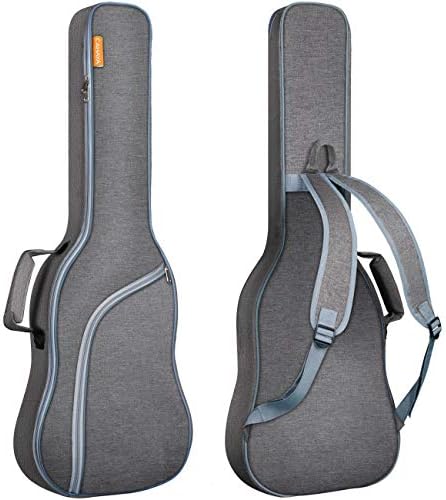 CAHAYA Electric Guitar Bag Padded Electric Guitar Gig Bag Case 0.35in Padding Dual Adjustable Shoulder Strap Electric Guitar Case CY0175 | 0.35in