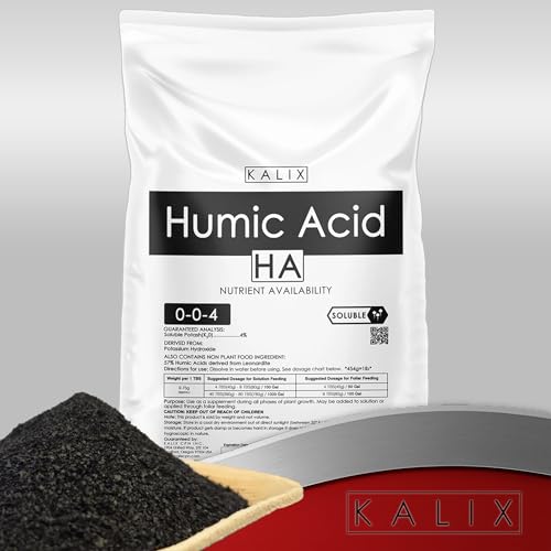 KALIX Humic Acid Fertilizer | Water-Soluble Organic Soil Conditioner for Root Growth & Nutrient Uptake | Improves Soil Structure & Plant Health