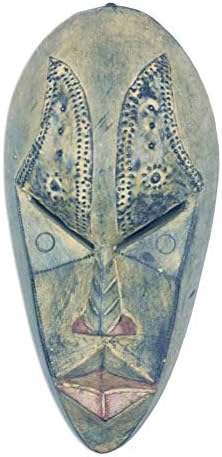 NOVICA Hand Carved African Wall Mask 'Brilliant Mind'