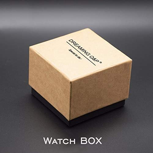DREAMING Q&P Fq-005 Classic Style Gold Stainless Steel Mens Wrist Watches with Crystals for Man