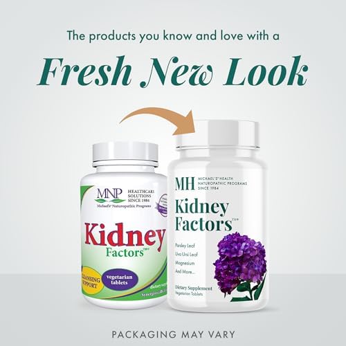 Michael's Health Naturopathic Programs Kidney Factors - 120 Vegetarian Tablets - Nutrients for Kidney Function - Gluten Free, Kosher - 40 Servings