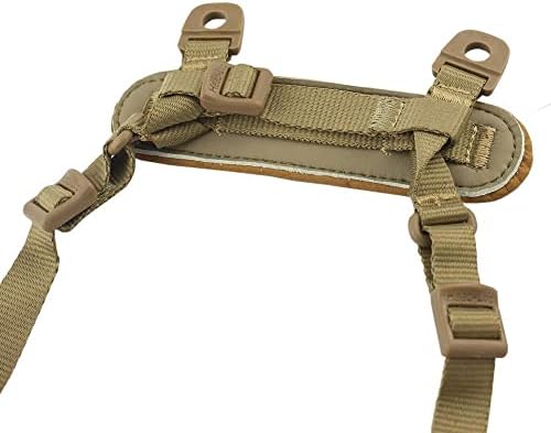 ATAIRSOFT 4 Points Helmet Accessory Retention System Chin Strap with Bolts and Screws for Fast Tactical Airsoft MICH IBH Helmet