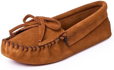 Minnetonka Women's Kilty Suede Softsole Moccasin