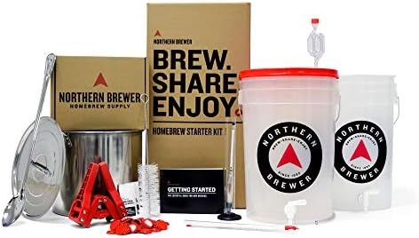 Northern Brewer - Brew. Share. Enjoy. HomeBrewing Starter Set, Equipment and Recipe for 5 Gallon Batches (Hank's Hefeweizen)
