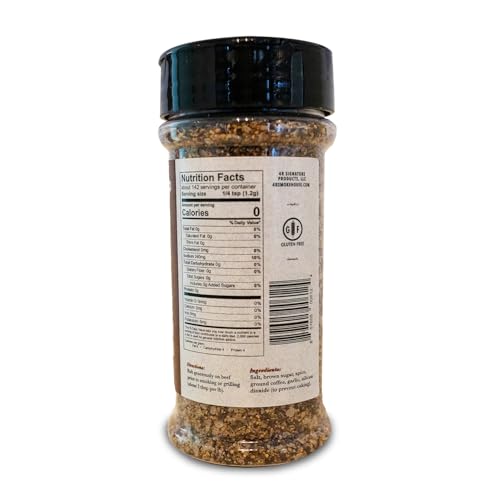 4 Rivers - Smokehouse Brisket Rub - Dry Rub Seasoning for Roasting, Slow-Cooking or Grilling - Premium Blend - Multi-Regional Recipe - Premium Ingredients - 6 oz | Seasoning for Roasting, Slow-Cooking or Grilling, Premium House-Made Blend, Multi-Regional…