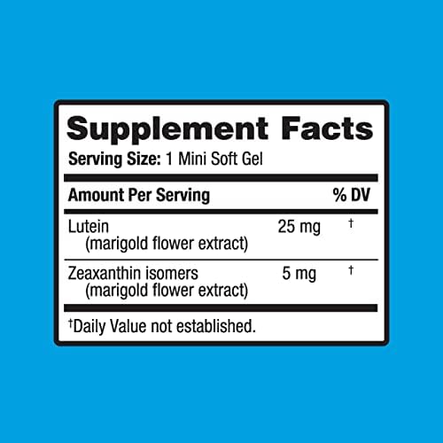 Ocuvite Blue Light Eye Vitamins Lutein & Zeaxanthin Supplement, 30 Softgels