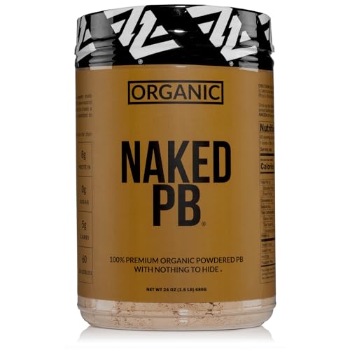 2 LB Powdered Peanut Butter from US Farms – Bulk, Only 1 Ingredient - Roasted Peanuts, Vegan, No Additives, Preservative Free, No Salt, No Sugar - 76 Servings - NAKED PB
