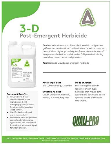 Quali Pro 3 - D Herbicide (2.5 Gallon Jug)