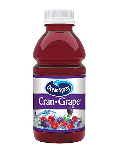 Ocean Spray® Cran-Grape® Juice Drinks, 10 Ounce Bottles, 6 Count | Ocean Spray® Cran-Grape® Juice Drinks, Made with Real Fruit Juice, 10 Fluid Ounce Bottles, 6 Count